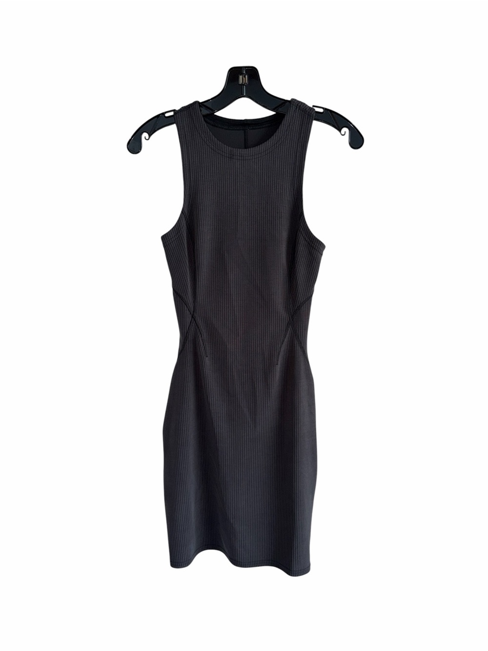 Lululemon Women Ribbed Softstreme Slim-Fit Tank Top Black Dress Size 4 - Picture 5 of 12